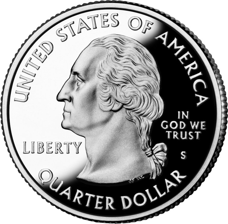 Maine state quarter obverse